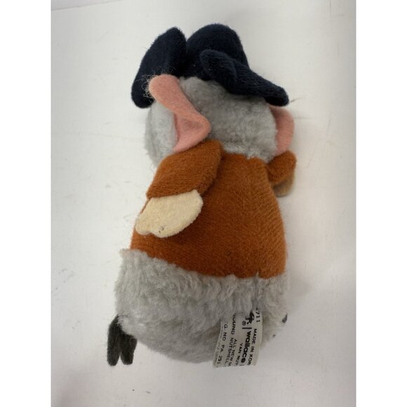 Vintage 1978 Wallace Berrie Sheriff Western Mouse Plush 5” Tall Nutshell Rare - Picture 3 of 12